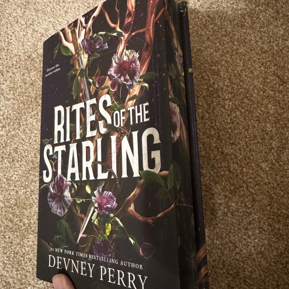 Rites of the Starling by Devney Perry - Dark Floral Hardcover